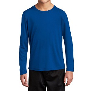 Mafoose Youth PosiCharge Casual Posi-UV Pro Moisture-Wicking Long Sleeve T-shirt - 1 of 4