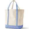 Lands' End Open Top Canvas Tote Bag - 4 of 4