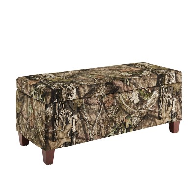 Mossy Oak Nativ Living Storage Ottoman - Linon