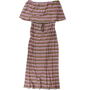 bar III Womens Off Shoulder Maxi Tiered Strapless Dress, Pink, XX-Large - 1 of 1