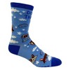 Crazy Dog T-Shirts Women's Dog Tired Socks Funny Pet Puppy Animal Lover Sleepy Graphic Novelty Footwear - 3 of 4