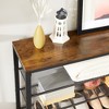 VASAGLE 6-Tier Shoe Rack, Shoe Organizer for Closet, 24-30 Pairs of Shoes, 11.8 x 39.4 x 43.3 Inches, Rustic Brown and Black - 4 of 4