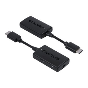 Nyrius Wireless HDMI Video Transmitter & Receiver, Plug & Play Extender, Stream 1080p up to 150ft to a TV or Projector - Black - 1 of 4