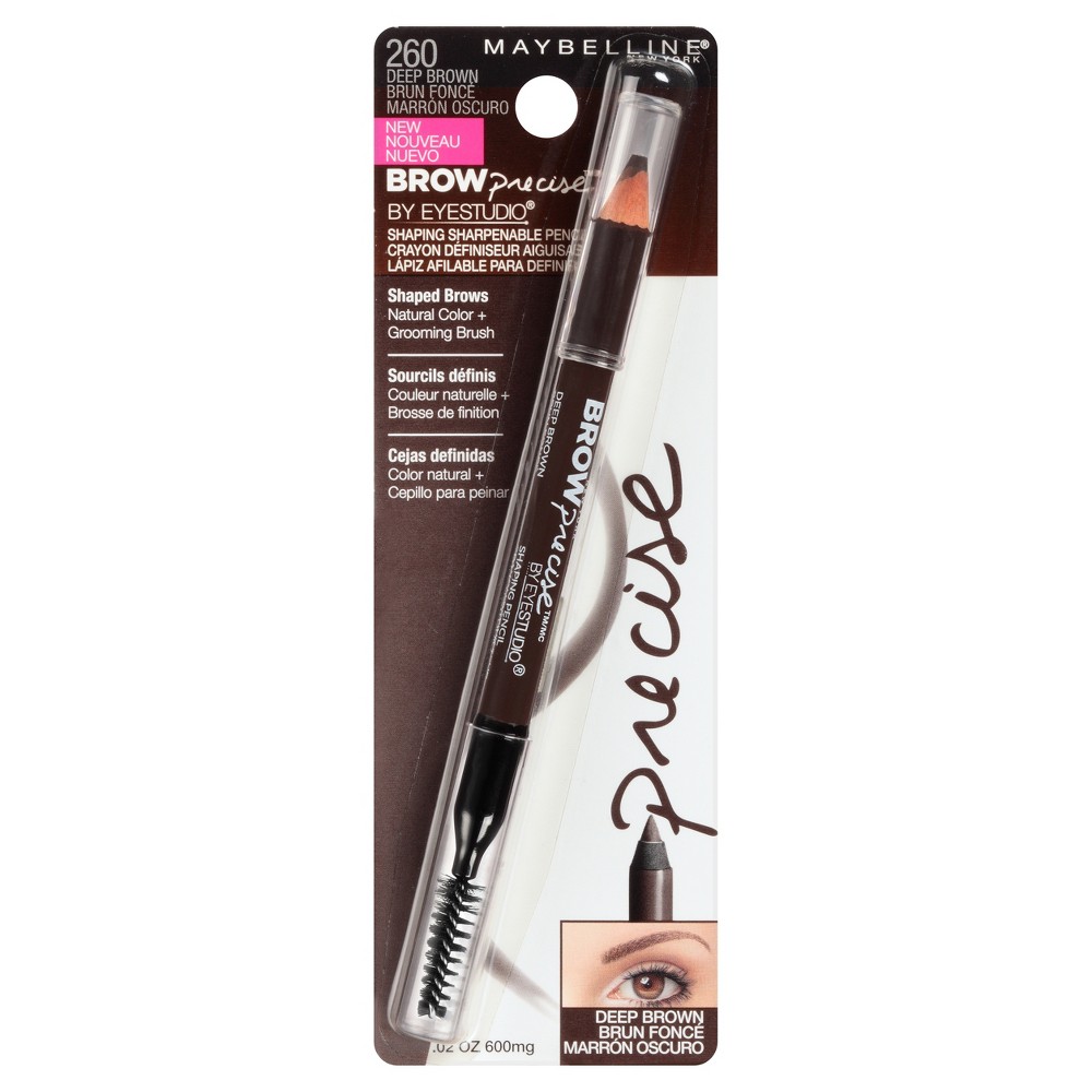 UPC 041554429633 product image for Maybelline Eye Studio Brow Precise Shaping Pencil - 260 Deep Brown - 0.02oz | upcitemdb.com