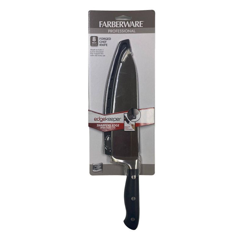 Farberware Edgekeeper 8&#34; Chef Knife Black/Gray, 5 of 7
