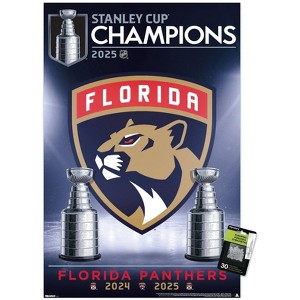 Trends International NHL Florida Panthers - 2025 Stanley Cup Team Logo Unframed Wall Poster Prints - 1 of 4