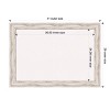Amanti Art Alexandria Wood Framed Corkboard, White Cork - 4 of 4