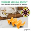 Prepara Taco Holder, 3-Pack - Taco Rack for Upright Serving, Durable Melamine Food Stand, Mess-Free Table Organizer, Fun Dinner Accessory - (Yellow) - 3 of 4