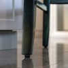 Modern Velvet Bar Stool Set with Metal Frame and Soft Cushion - Button Tufted Decoration - Ideal for Bar, Kitchen, Home Beige 22" L x 19" W x 37" H - 4 of 4