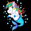 Boy's Design By Humans Unicorn Mermaid By ZeusSE T-Shirt - 2 of 2