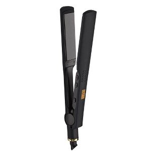 HOT TOOLS Black Gold 1 1/4" Digital Salon Flat Iron Model #HO-HT7117BG - 1 of 4