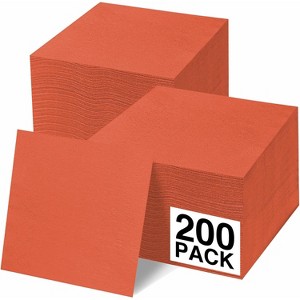SparkSettings Beverage Napkins, 5” x 5” 2 Ply Paper Napkins, Pack of 200 - 1 of 4