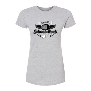 Women's - School of Rock - Original Logo Fitted Graphic T-Shirt - 1 of 2