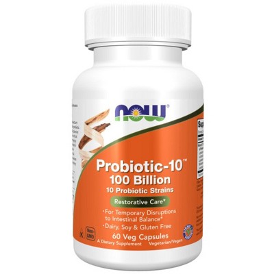 Probiotic-10 100 Billion by Now Foods  -  60 VegCap