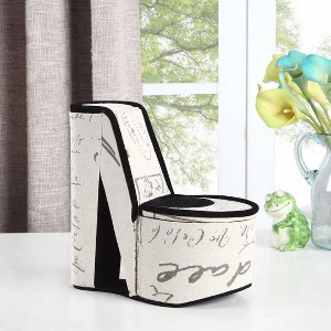 CAVINAS 9" Display Jewelry Box Hidden Storage High Heel Shoe Design Jewelry Armoire Organizer - 1 of 4