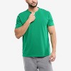 X RAY Men's Basic Henley Neck Short Sleeve T-Shirt - 4 of 4