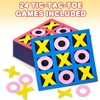 Gamie 5" Mini Travel Foam Tic Tac Toe Board Game (Pack of 24) - 2 of 4