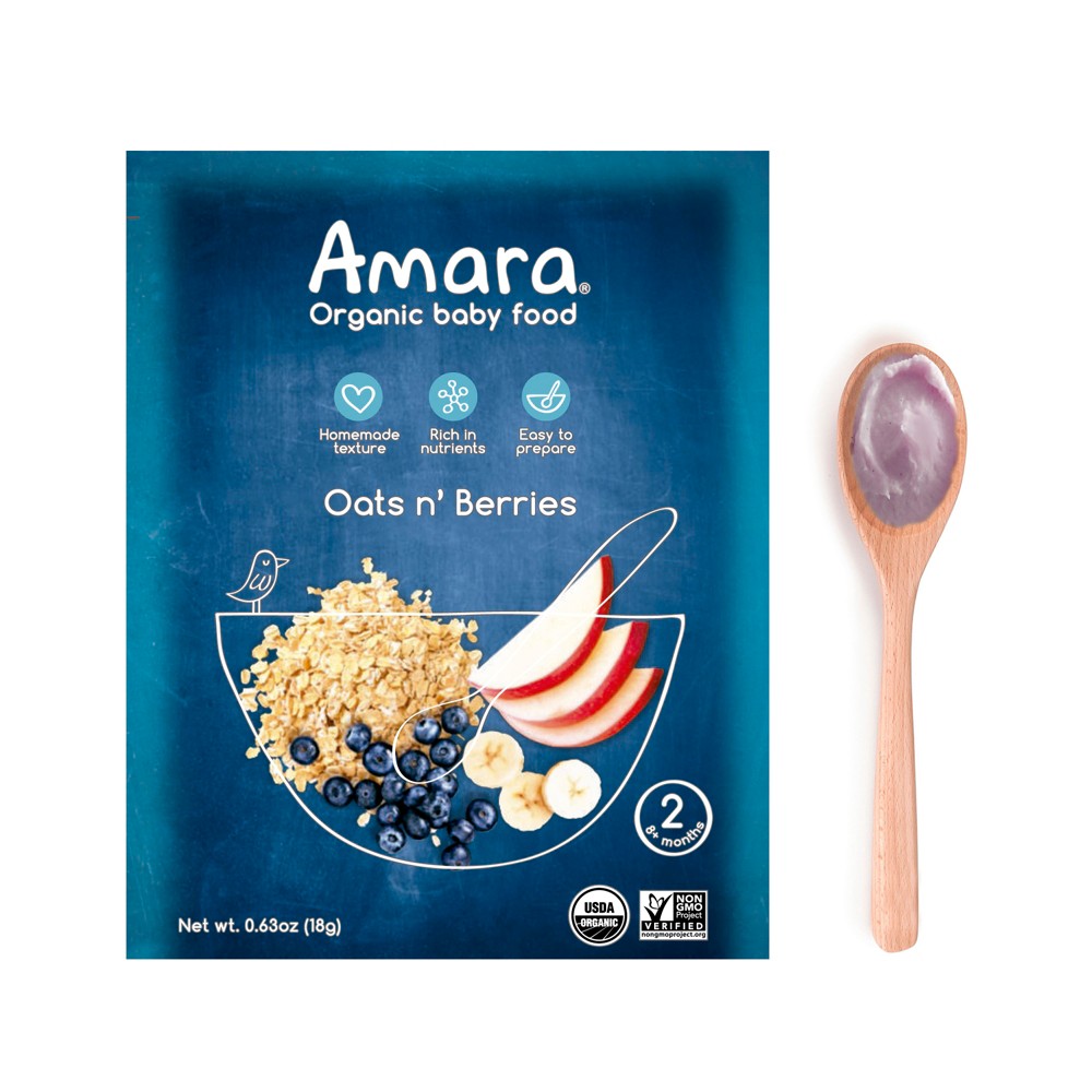 Amara Oats & Berries Baby Food - 3.5oz