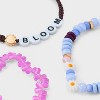 Mixed Semi-Precious Lace Agate and Bloom Beaded Bracelet Set 3pc - Universal Thread™ - 4 of 4