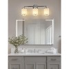 YANSUN 3-Light Vanity Light, Chrome Finish, E26 Sockets, Non-Integrated Light Source - 3 of 4