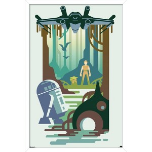 Trends International Star Wars: Heroic Gestures - The Empire Strikes Back Framed Wall Poster Prints - 1 of 4