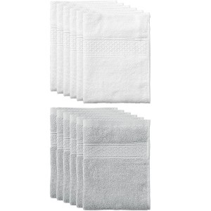 Unique Bargains Durable Soft Absorbent Thick Cotton Kitchen Towels 13 X 13 Inches - 1 of 4