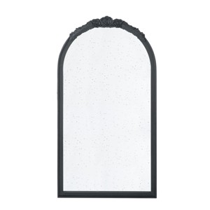 GlasFlength Decorative Wall Mirrors Classic Mirror Wall Mirror Decorative Arched Mirror Vanity Mirror for Living Room, Black, 22.8"*2"*41.9" - 1 of 4