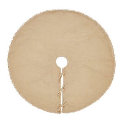 Yuletide Burlap Tan Tree Skirt 36 VHC Brands