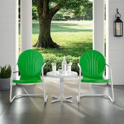 Griffith Green Metal 3-Piece Outdoor Conversation Set