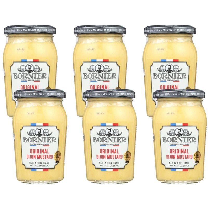 Bornier Original Dijon Mustard - Case of 6/7.4 oz, 1 of 8