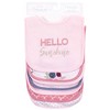 Little Treasure Baby Girl Cotton Bibs, Hello Sunshine, One Size - 2 of 2