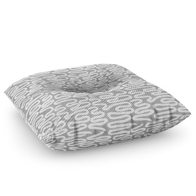 Holli Zollinger Ceres Ani Grey Square Floor Pillow - Deny Designs