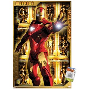 Trends International Marvel Cinematic Universe - Iron Man 2 - Hall of Armor Unframed Wall Poster Prints - 1 of 4