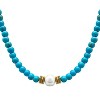 Adornia Turquoise Beaded Necklace with Pearl - 4 of 4