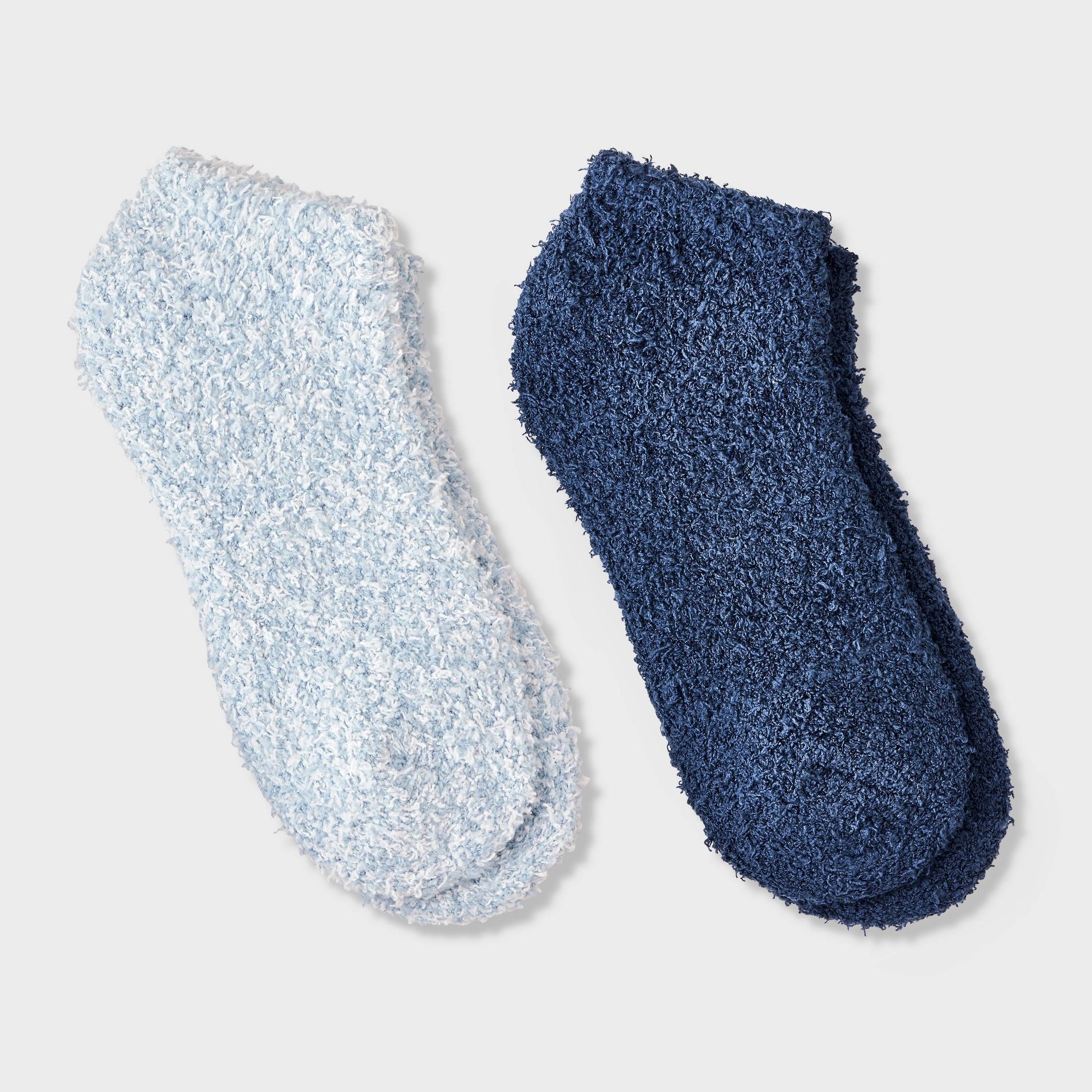 Women's Marled 2pk Cozy Low Cut Socks - Auden™ One Size