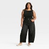 Women's High-Rise Curved Leg Barrel Jeans - Universal Thread™ - 3 of 3