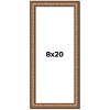 PosterPalooza | Panoramic Slim Profile Gold Picture Frame - UV Acrylic, Foam Board Backing, Hanging Hardware - 2 of 4