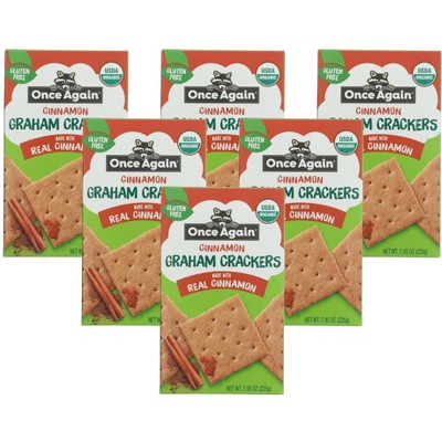 Once Again Organic Cinnamon Graham Crackers - Case of 6/7.93 oz