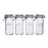 Mason Craft & More 22oz Set Of 4 Mini Clamp Jars : Target