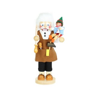 Steinbach Big NC German Nutcracker Geppetto Pinocchio, 22" - 1 of 4