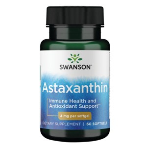 Swanson Astaxanthin Softgels, 4 mg, 60 Count. - 1 of 4