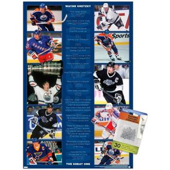 Trends International Wayne Gretzky - Jersey Unframed Wall Poster Print  White Mounts Bundle 14.725 X 22.375 : Target