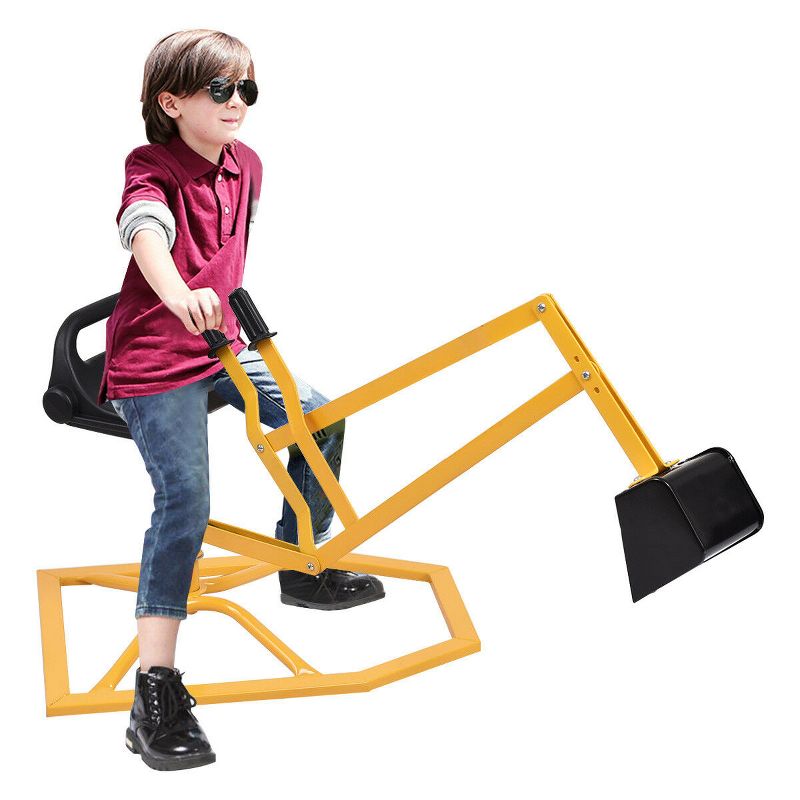 Heavy Duty Kid Ride-on Sand Digger Digging Scooper  Excavator for Sand Toy, 2 of 11