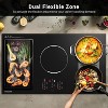 36 Inch Induction Cooktop,5 Boost Burners,2-in-1 Zone induction cooktop,240V/10800W induction hob,ETL Certified,Child Lock,Timer - 2 of 4