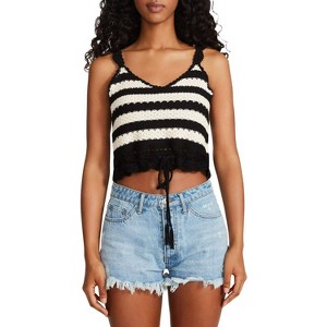 Women's CROCHET CROP TOP - BB Dakota - 1 of 3