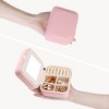 Unique Bargains Travel Girl's Gifts Small Portable PU Leather Jewelry Organizer Case - 4 of 4