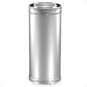 DuraVent 6DP-36 DuraPlus 36 x 6 Inch Galvanized Steel Triple Wall Wood Burning Stove Pipe Connector to Vent Smoke/Exhaust, Silver - 1 of 4