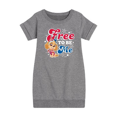 - Paw Patrol - Americana Graphic Short Sleeve Fleece Dress