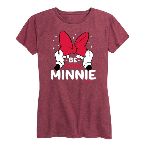 Women's - Disney - Be More Minnie Short Sleeve Graphic T-Shirt - image 1 of 4