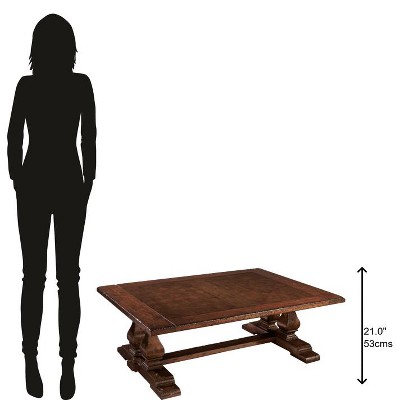 Vintage Mahogany Rectangular Cocktail Table by Hekman